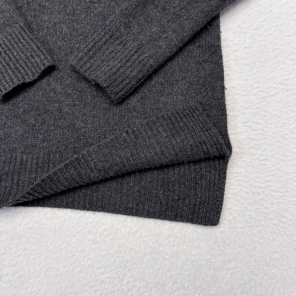 J McLaughlin Cashmere Sweater Womens Size XS Gray Mock Neck Pullover Casual - Picture 4 of 9